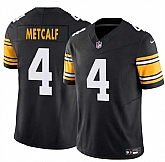 Men & Women & Youth Pittsburgh Steelers #4 DK Metcalf Black 2025 F.U.S.E. Vapor Untouchable Limited Stitched Jersey,baseball caps,new era cap wholesale,wholesale hats